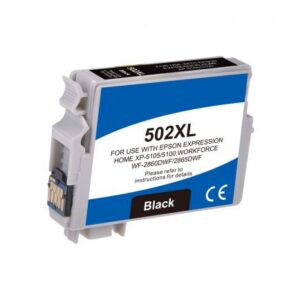 High-Capacity Black Ink Cartridge – Compatible with Ink Series 502XL (Model 502XLBK)